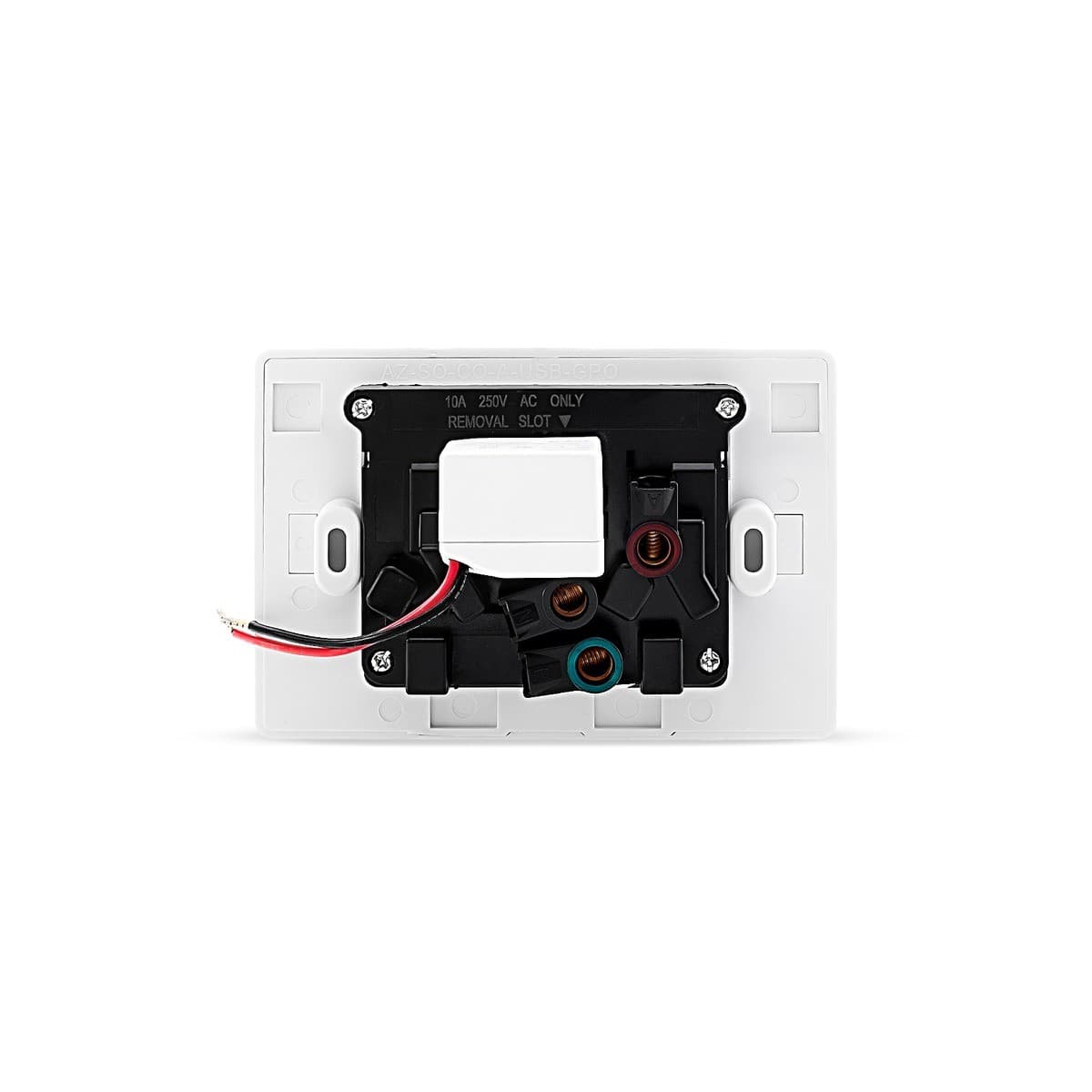 Buster + Punch V2 Double GPO with USB A+C Ports in White-img-4
