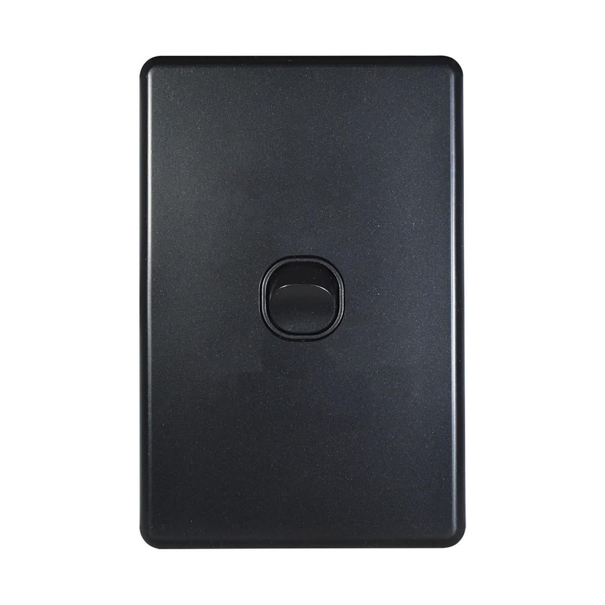 Lucci Power Quantum 1 Gang Switch Only in Matte Black-img-1