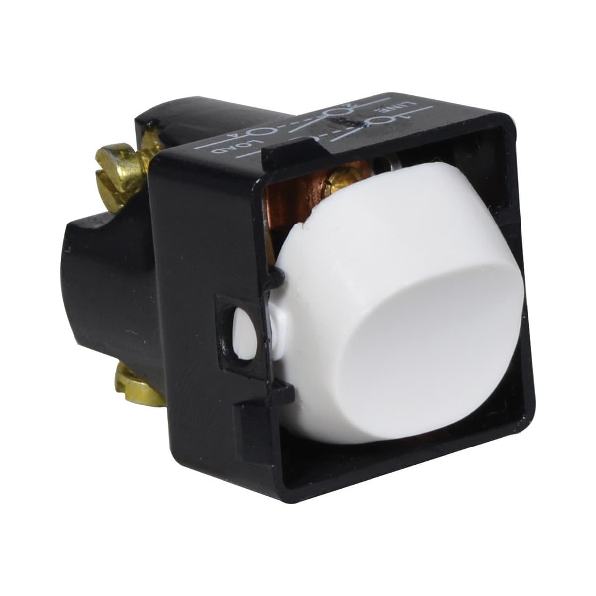 Lucci Power Double Pole 10A Mechanism in White-img-1