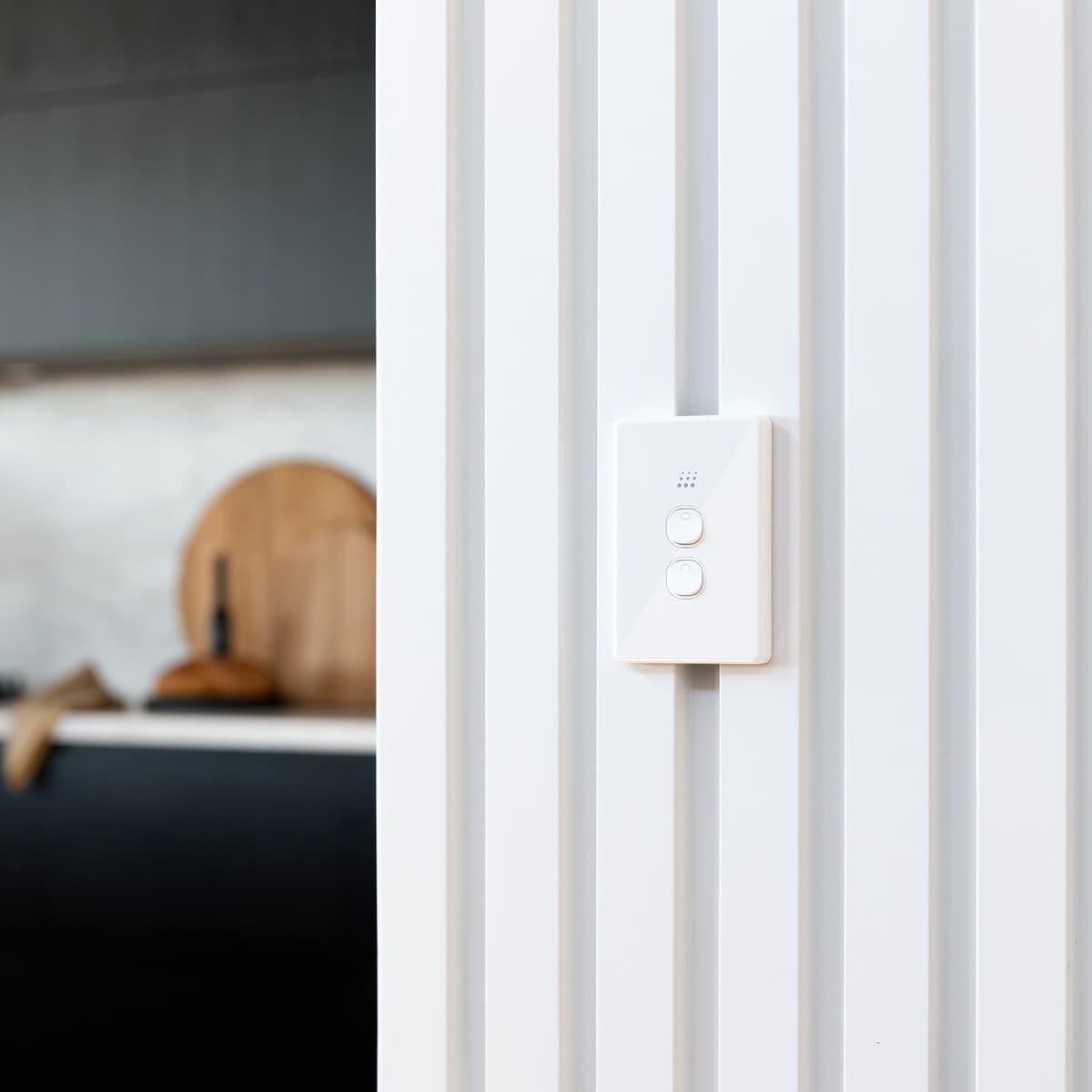 Powermesh 2 Gang Switch in White