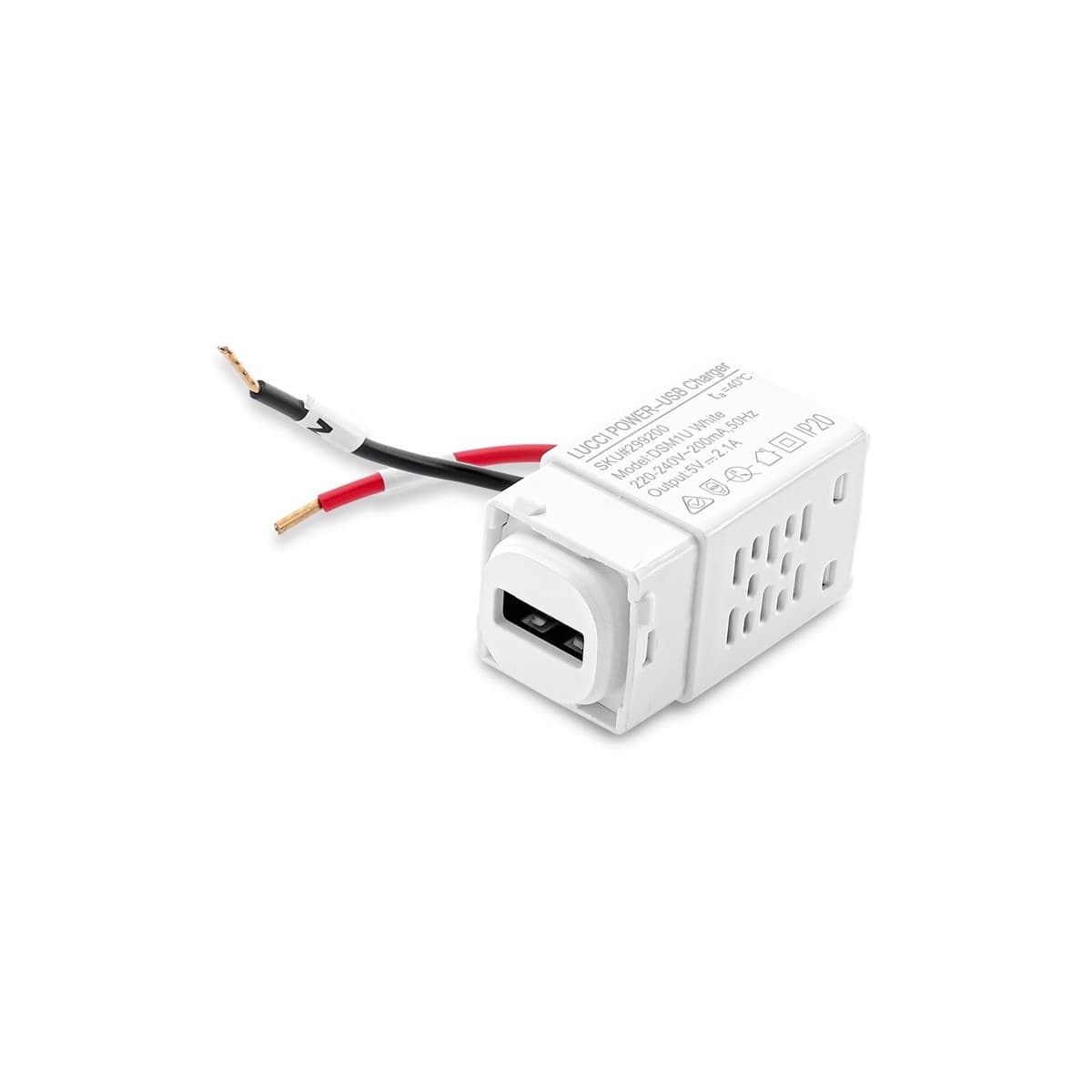Lucci Power USB Mechanism in White-img-1