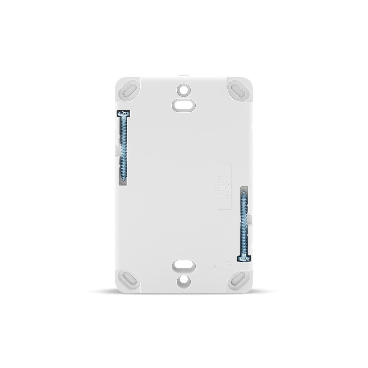 Lucci Power Gravity Blank Face Plate in Matte White-img-4