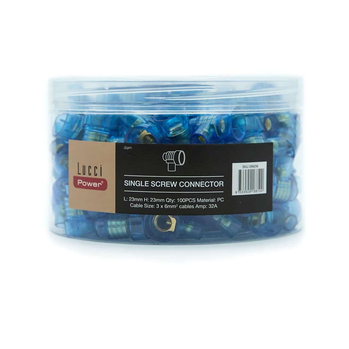 Lucci Power Single Screw Connectors, 100 Pieces-img-1
