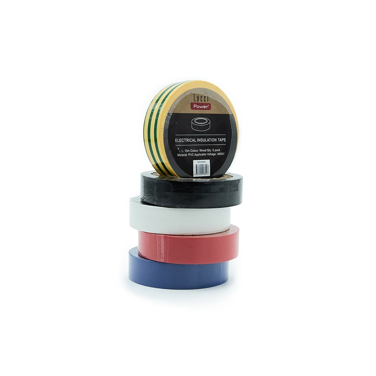 Lucci Power Electrical Tape, 5 Pieces-img-1