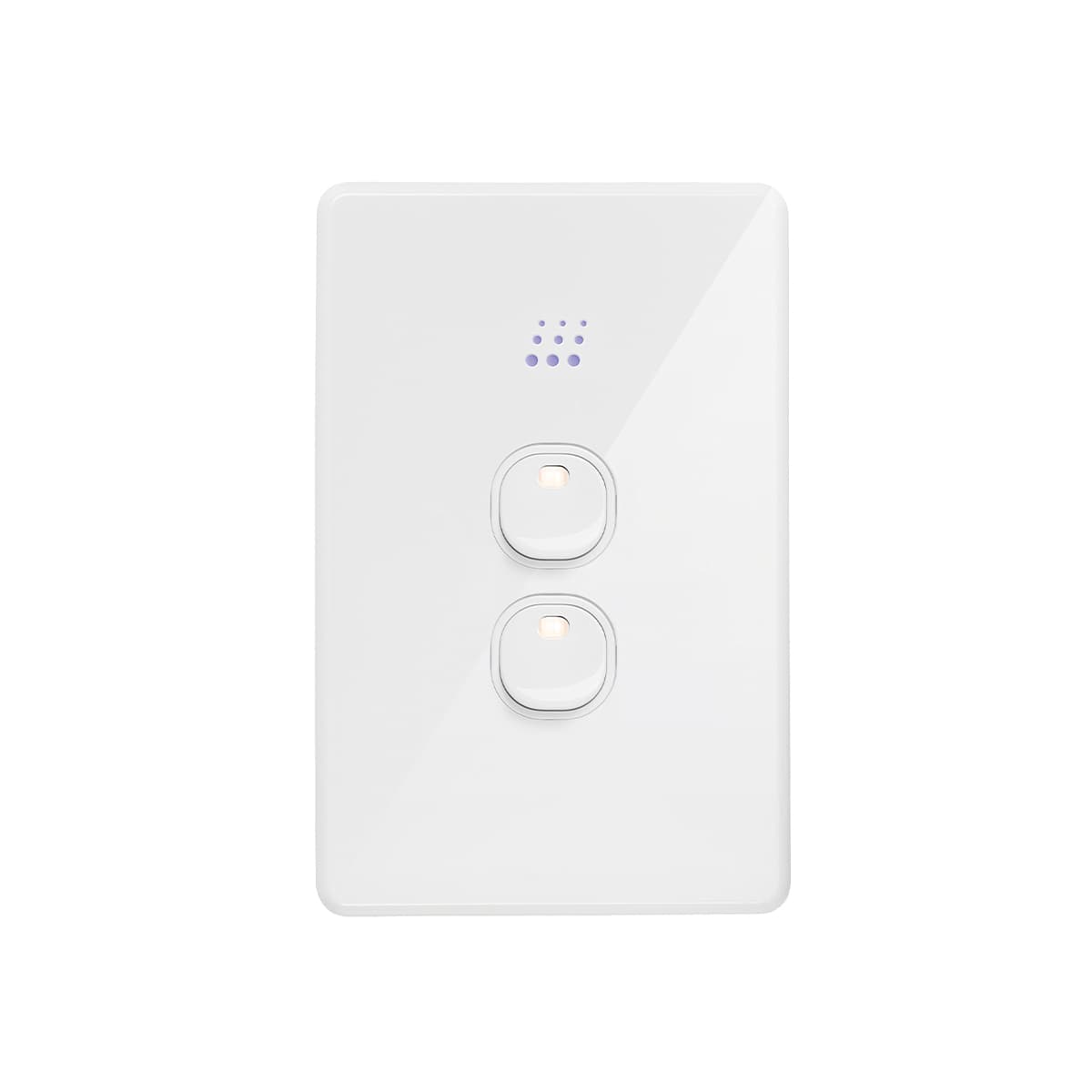 Powermesh 2 Gang Multi Dimmer Switch in White