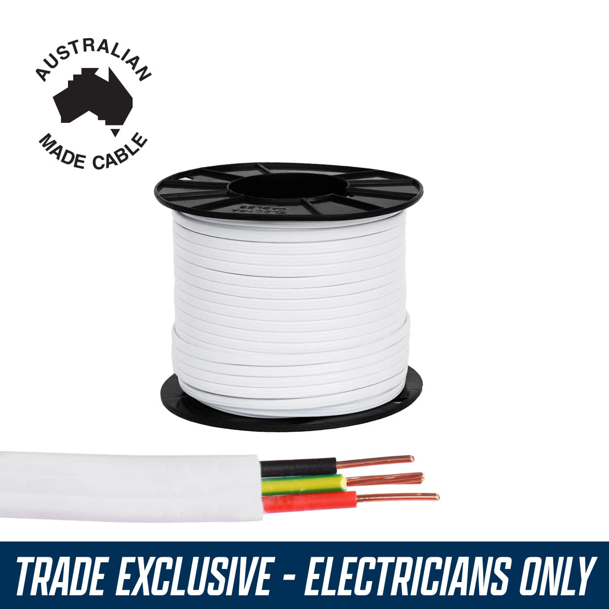 Cable 1mm Twin + Earth 100m Drum-img-1