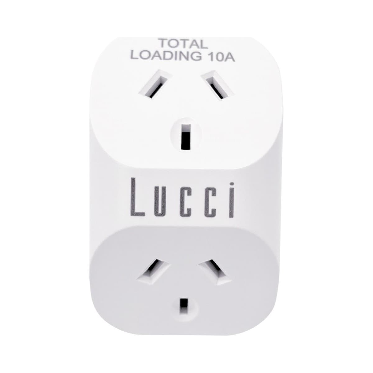 Lucci Triangular Double Adaptor in White