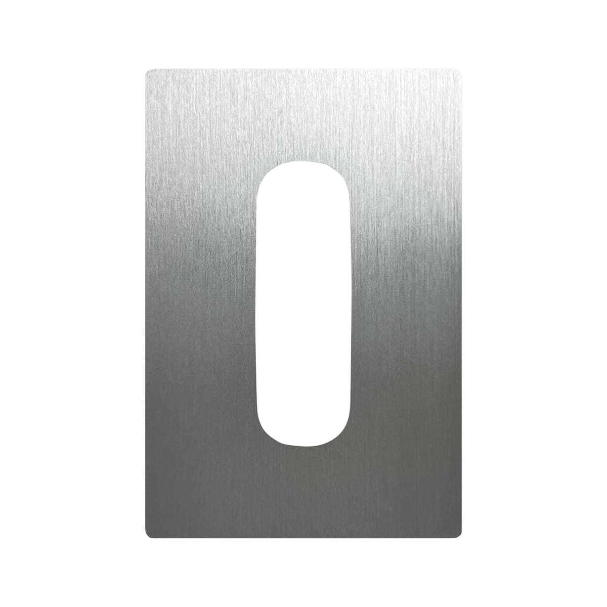 Vynco Urban 3 Gang Plate Fascia Only in Annodized Brushed Aluminium-img-1