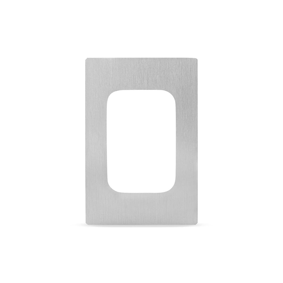 Vynco Urban 5/6 Gang Plate Fascia Only in Annodized Brushed Aluminium-img-4