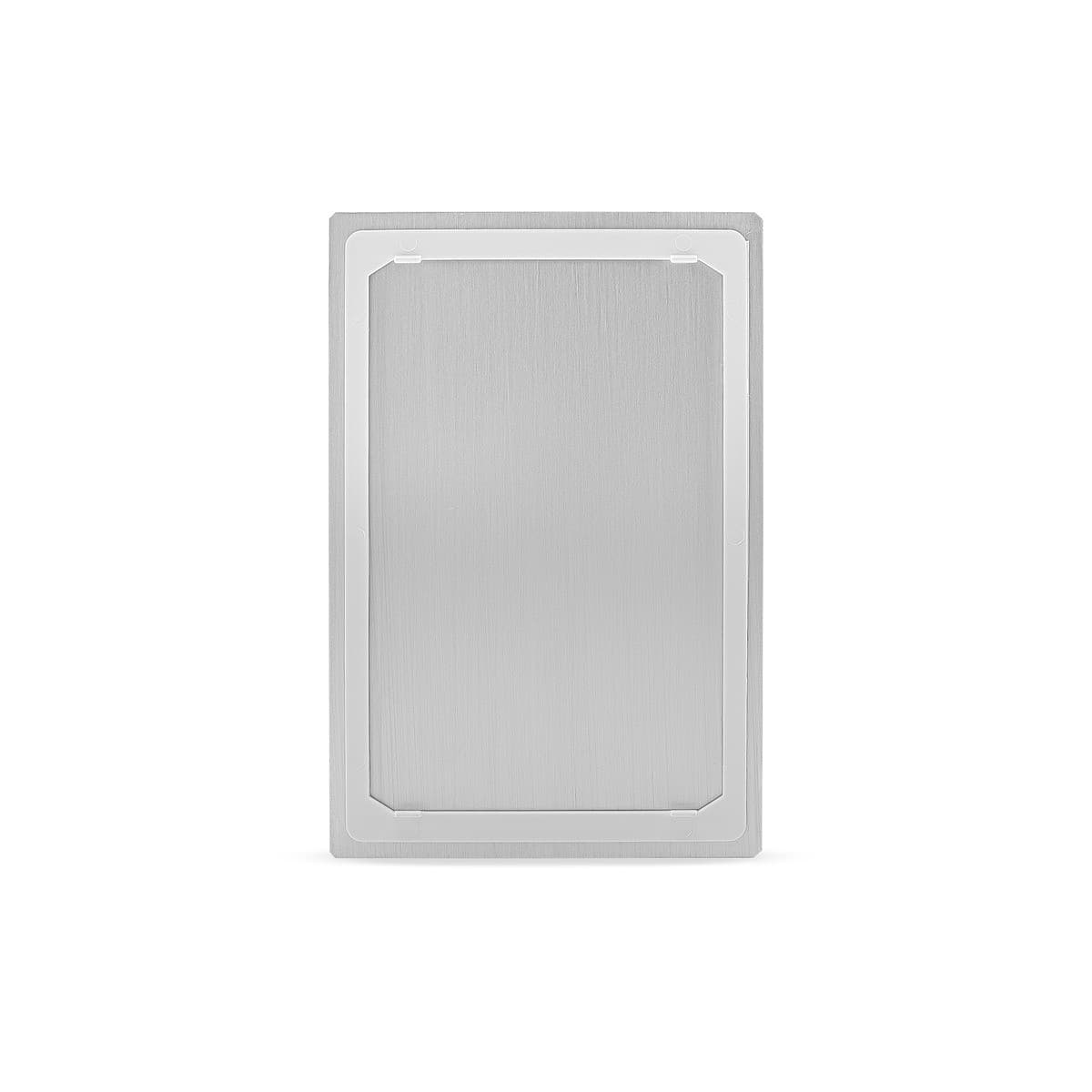 Vynco Urban Blank Face Plate Fascia Only in Annodized Brushed Aluminium-img-2