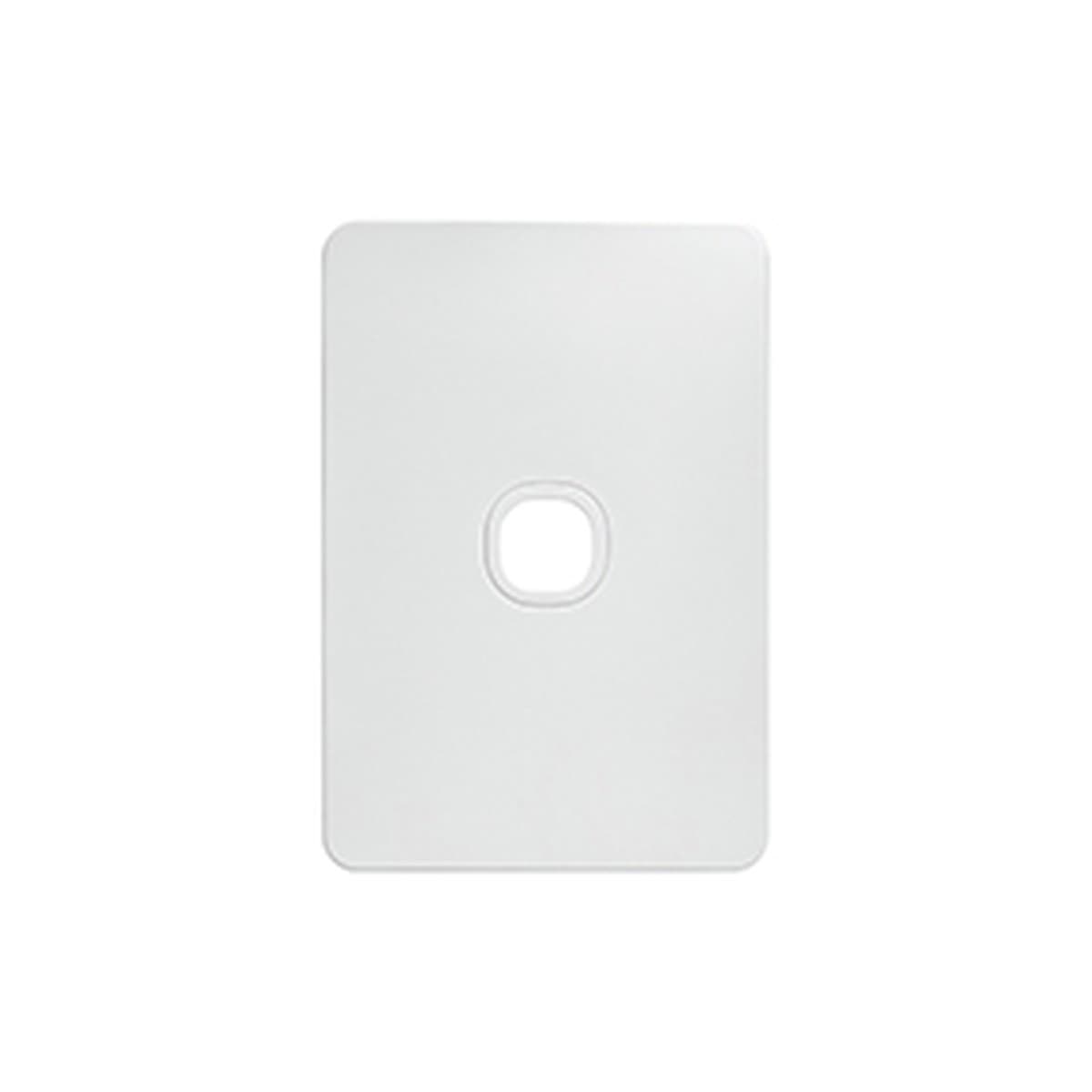 Vynco Metro 1 Gang Plate Only in Matte White-img-4