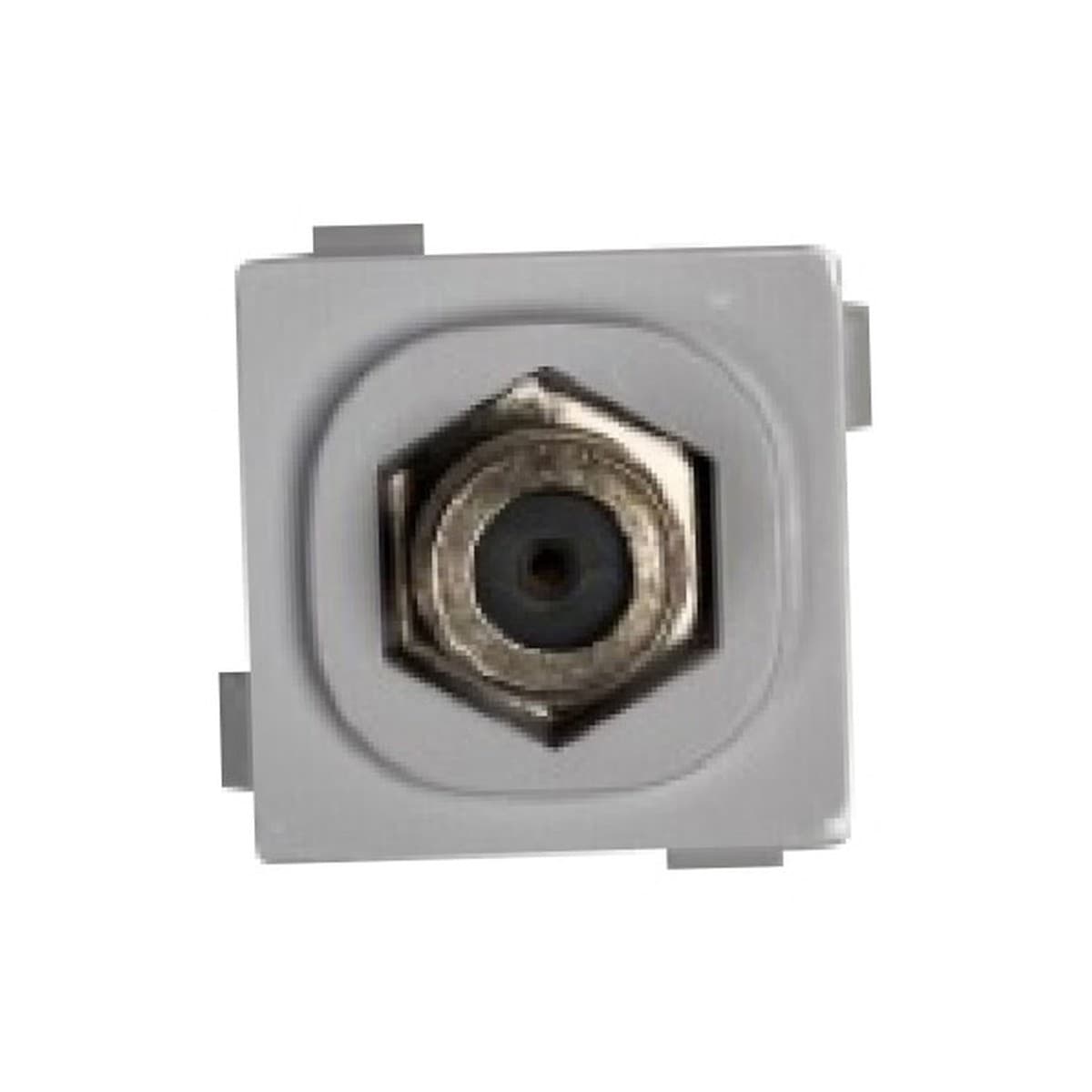 Vynco F-F Type TV Socket Only in White-img-1