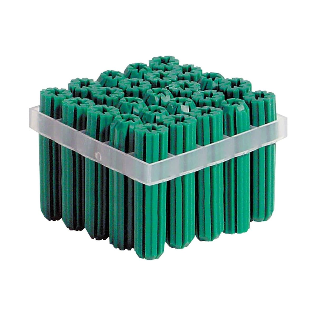 Repelec 30mm PVC Green Wall Plugs, 25 Pieces-img-1