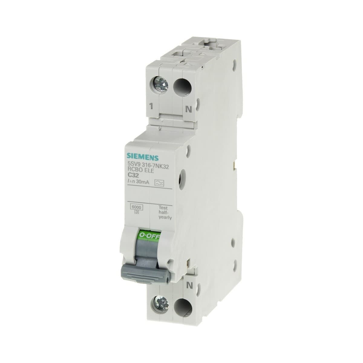 Siemens Compact RCBO 1 Module 6KA 25A C-Curve-img-1