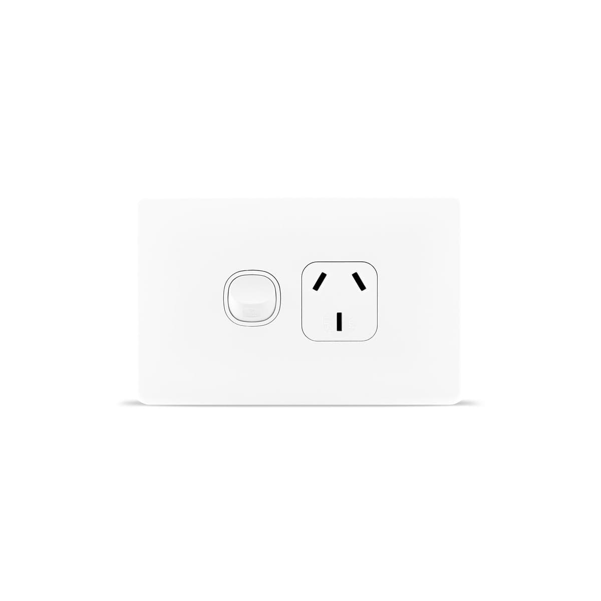 Lucci Power Ion Single GPO in White-img-1