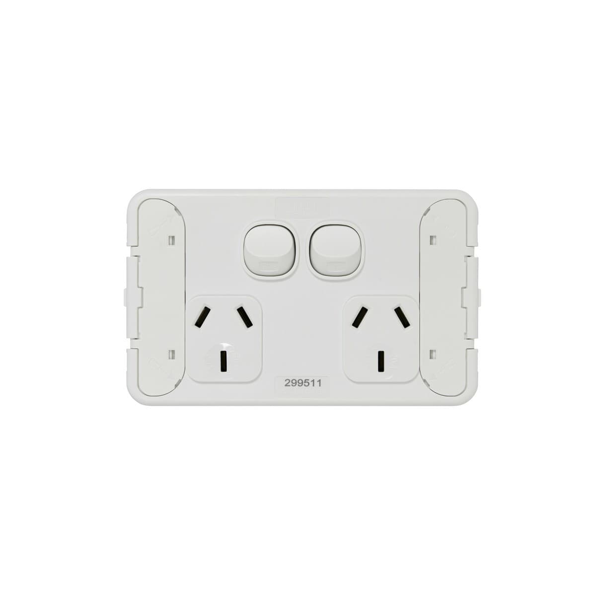 Lucci Power Ion Twin GPO in White-img-5