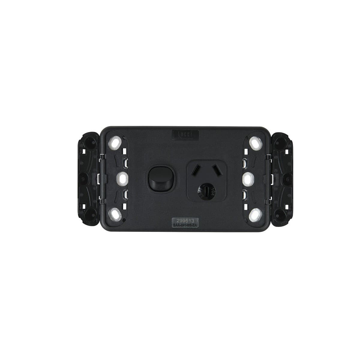 Lucci Power Ion Single GPO in Black-img-1