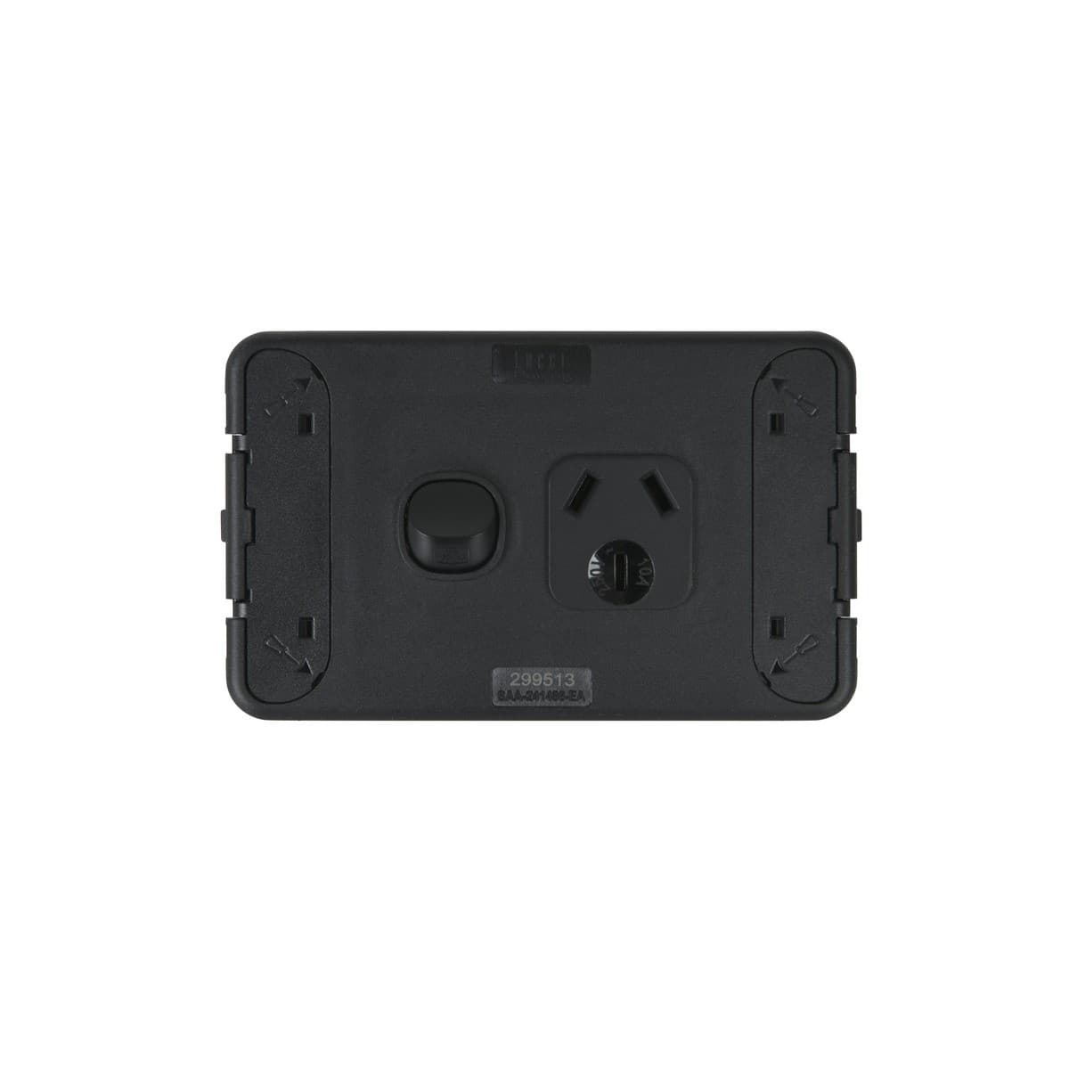 Lucci Power Ion Single GPO in Black-img-3