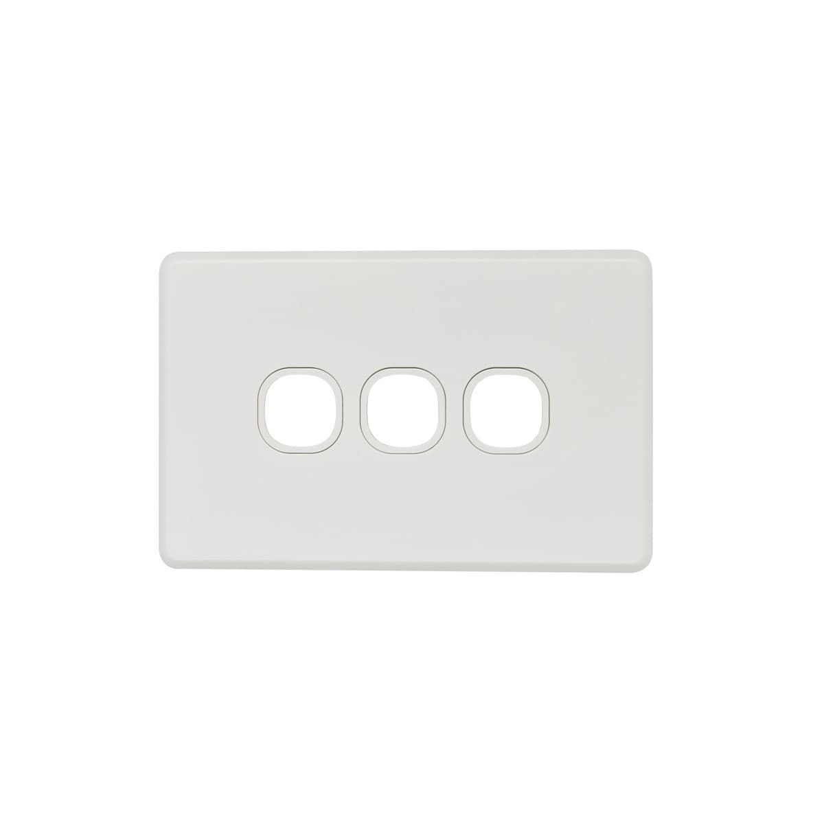 Lucci Power Ion 3 Gang Plate Only in White