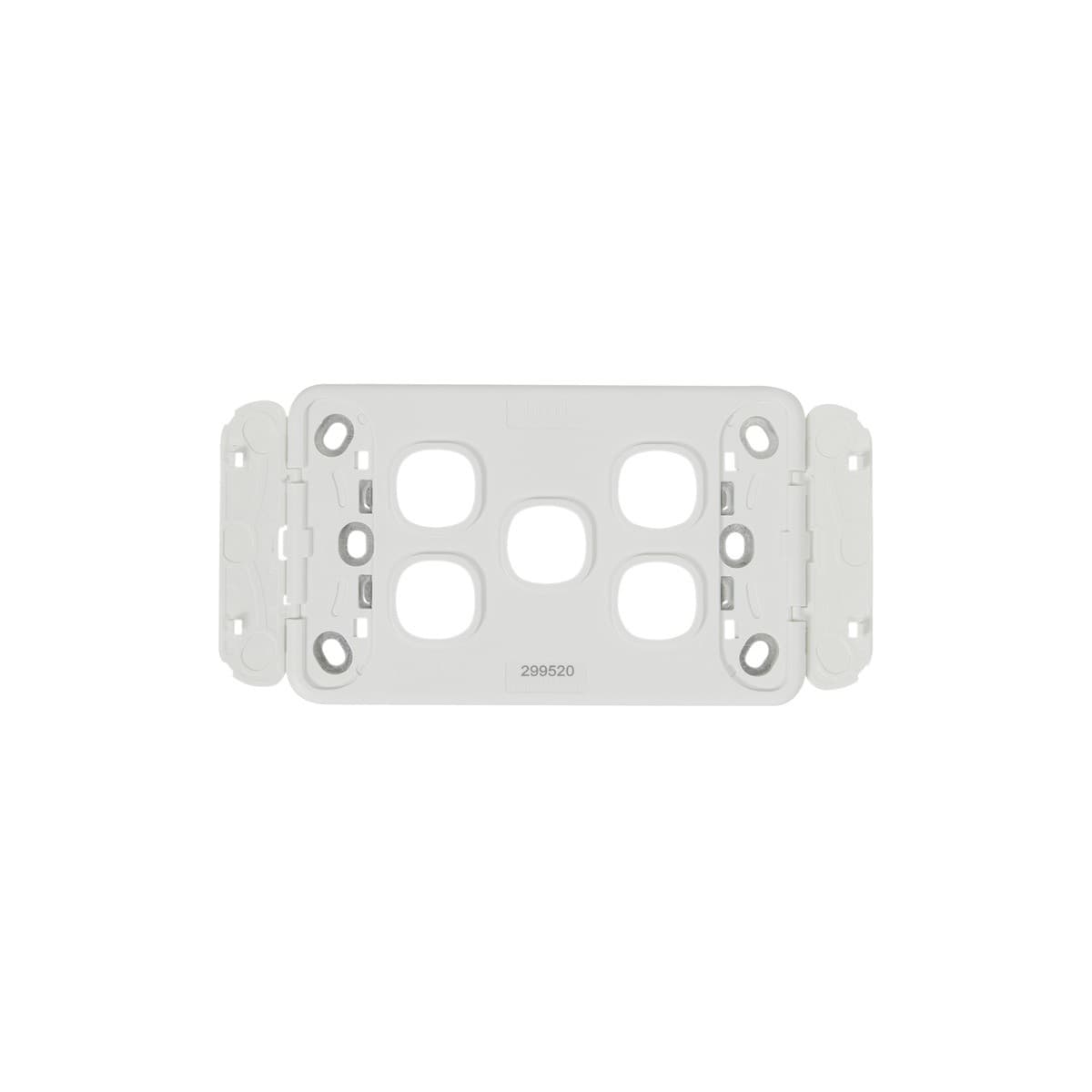 Lucci Power Ion 5 Gang Plate Only in White