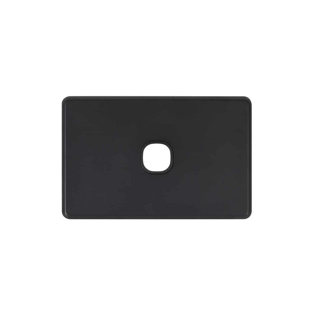 Lucci Power Ion 1 Gang Plate Only in Black-img-1