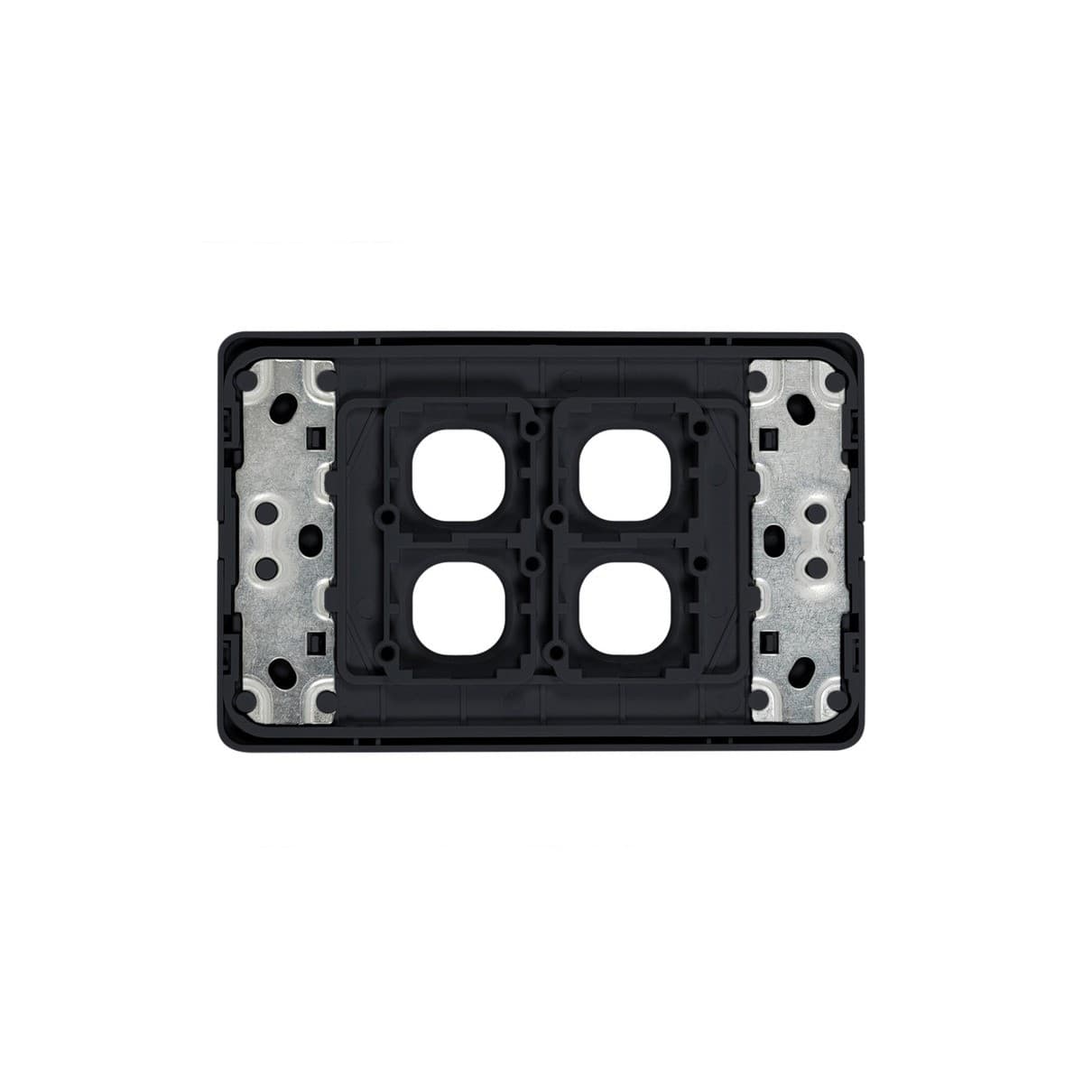 Lucci Power Ion 4 Gang Plate Only in Black