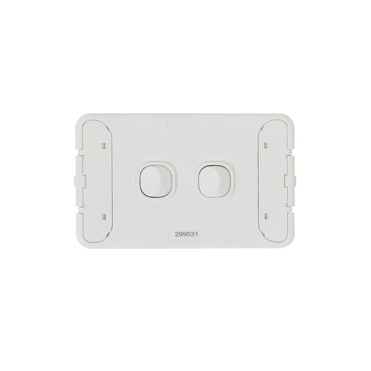 Lucci Power Ion 2 Gang Switch in White-img-3