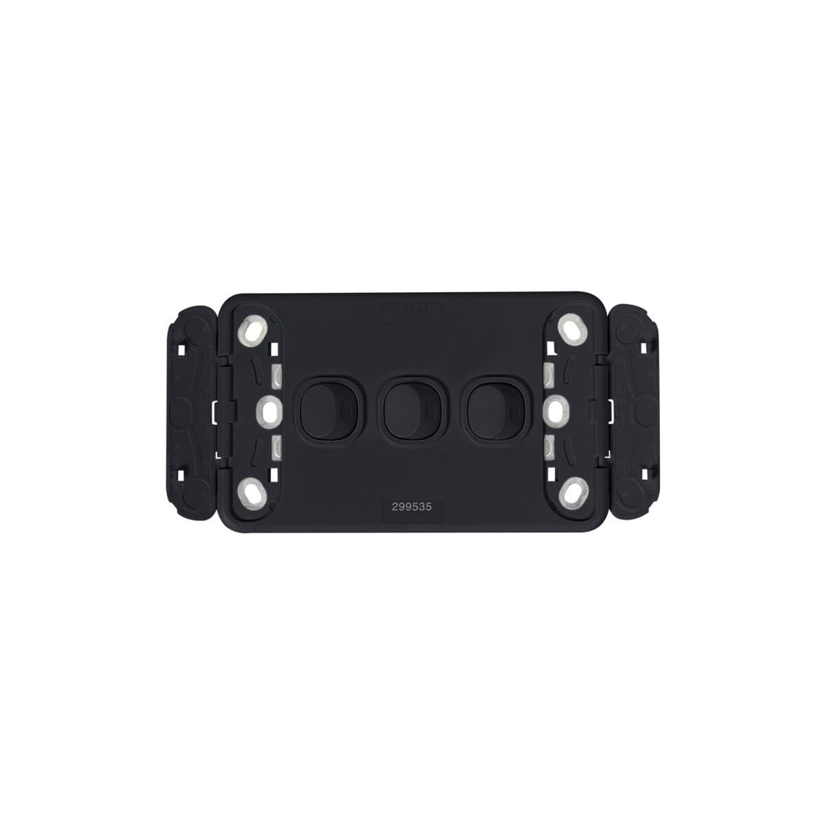 Lucci Power Ion 3 Gang Switch in Black-img-5