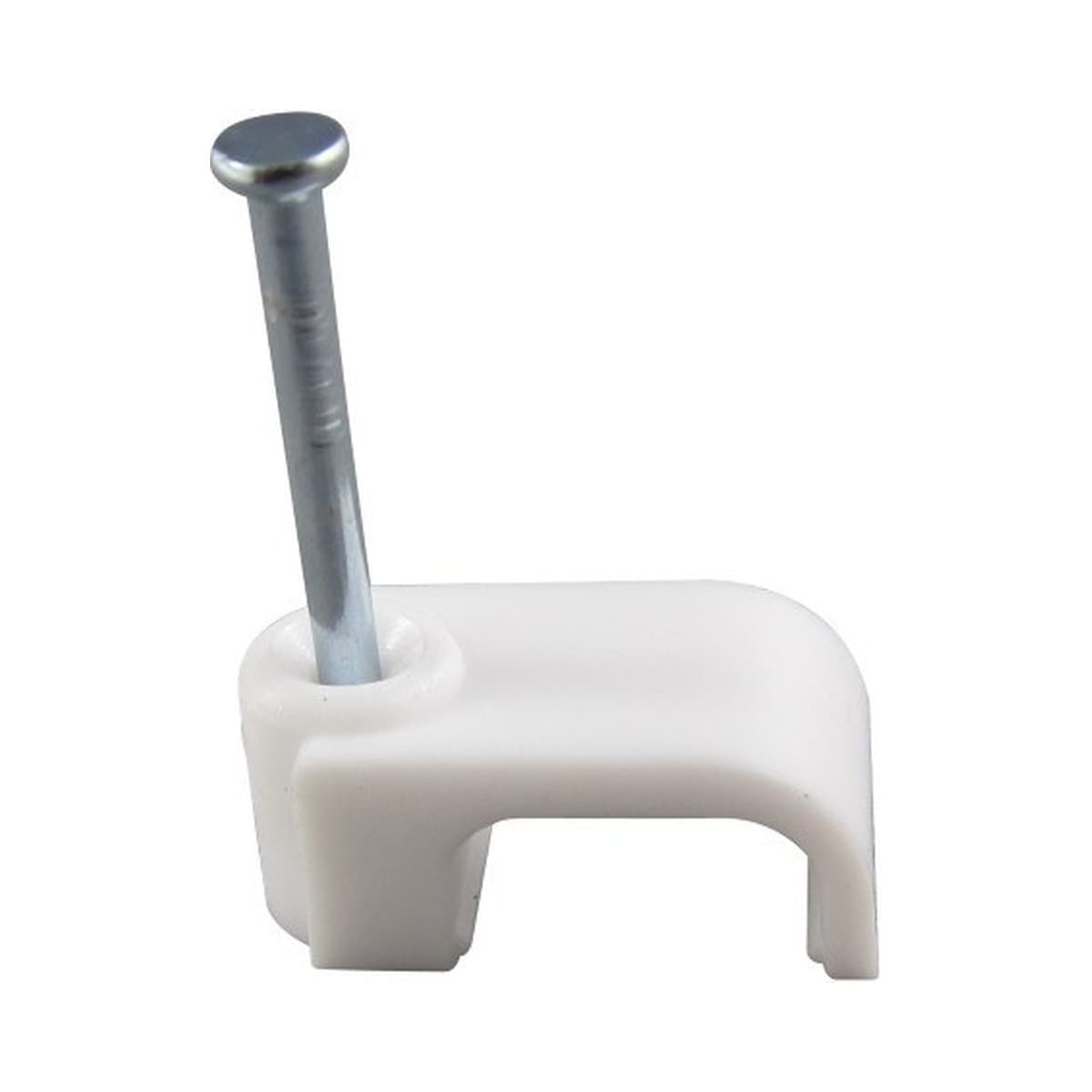 Repelec Plastic Clip in White for 2.5mm Flat Cable, 500 Pieces-img-2