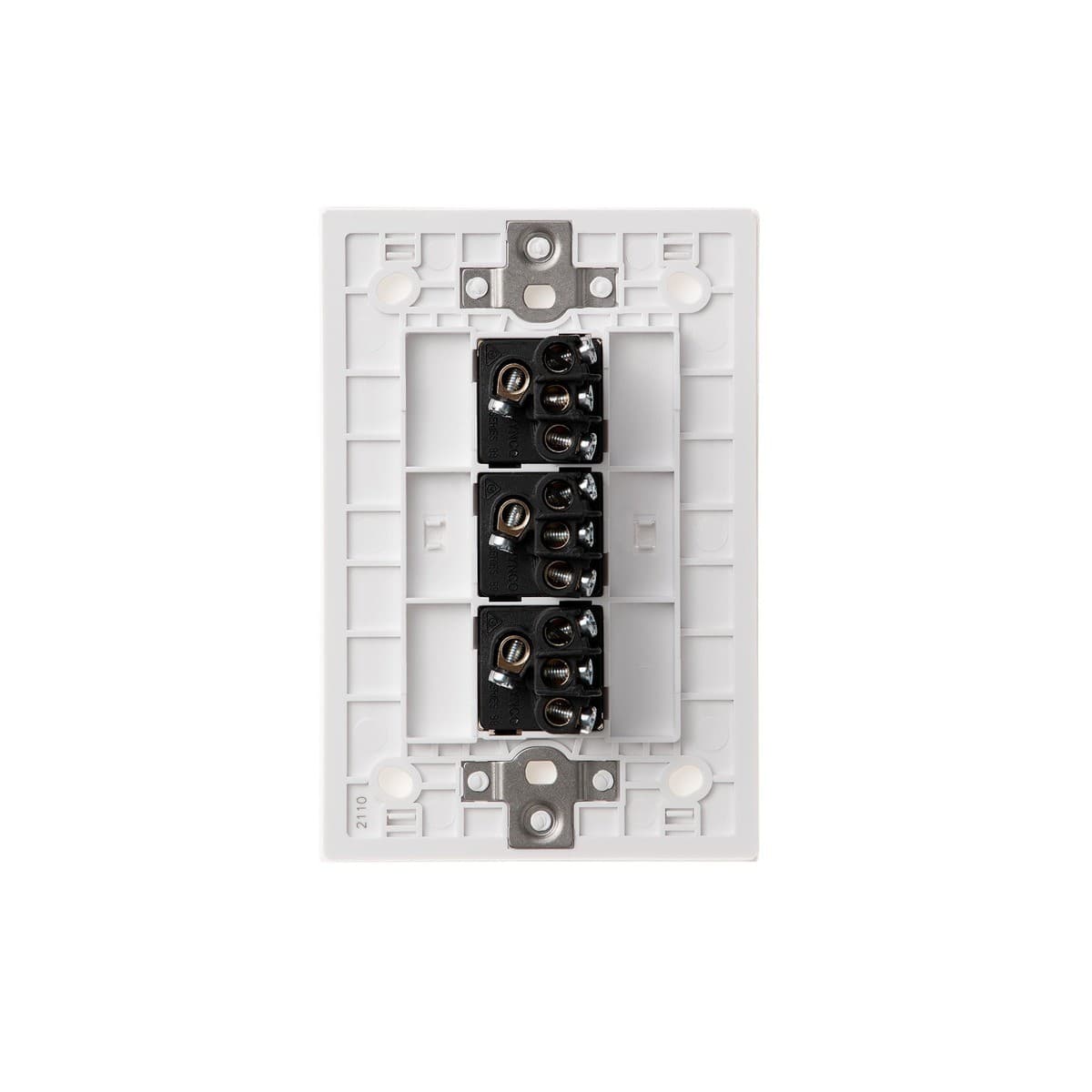 Vynco Urban 3 Gang Plate Fascia Only in White-img-3