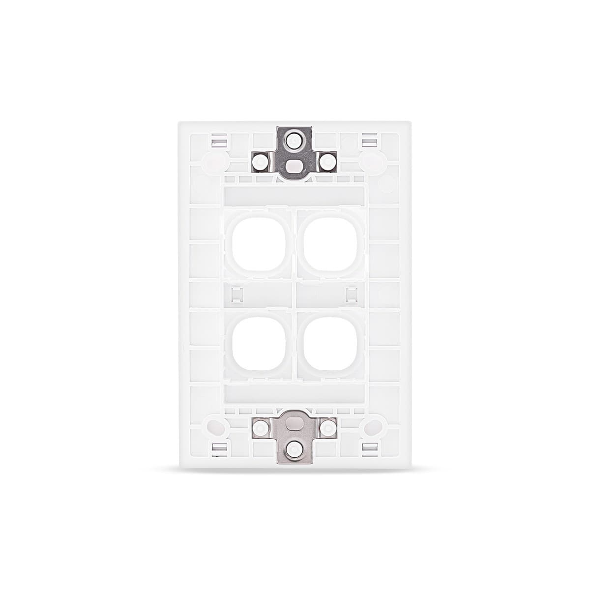 Vynco Urban 4 Gang Plate Fascia Only in White-img-5