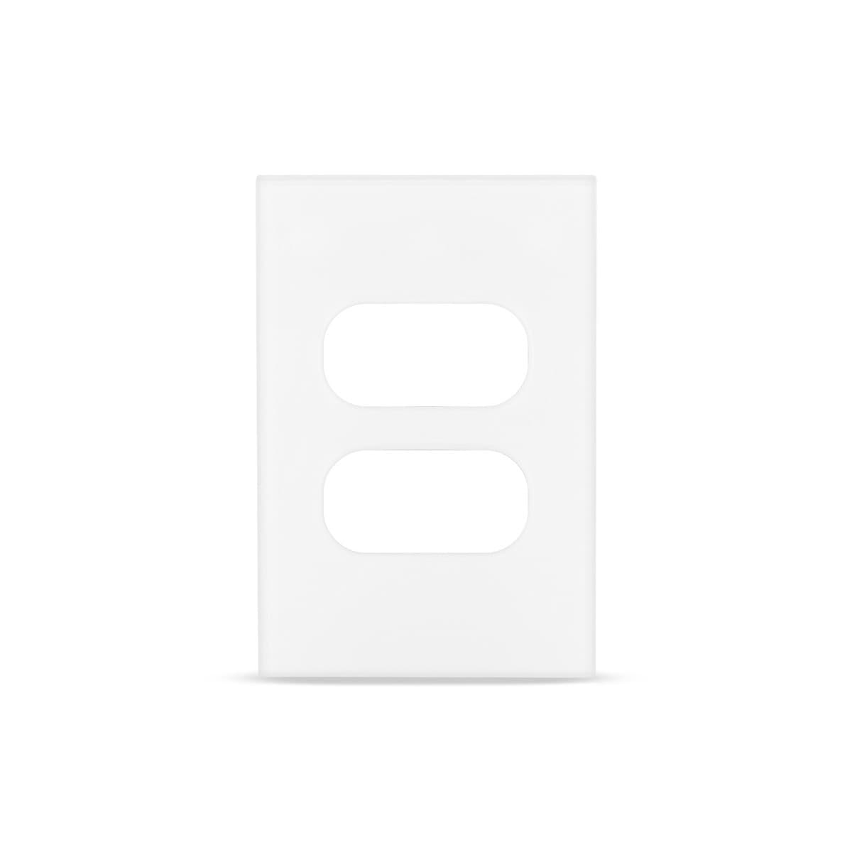 Vynco Urban 4 Gang Plate Fascia Only in White-img-6