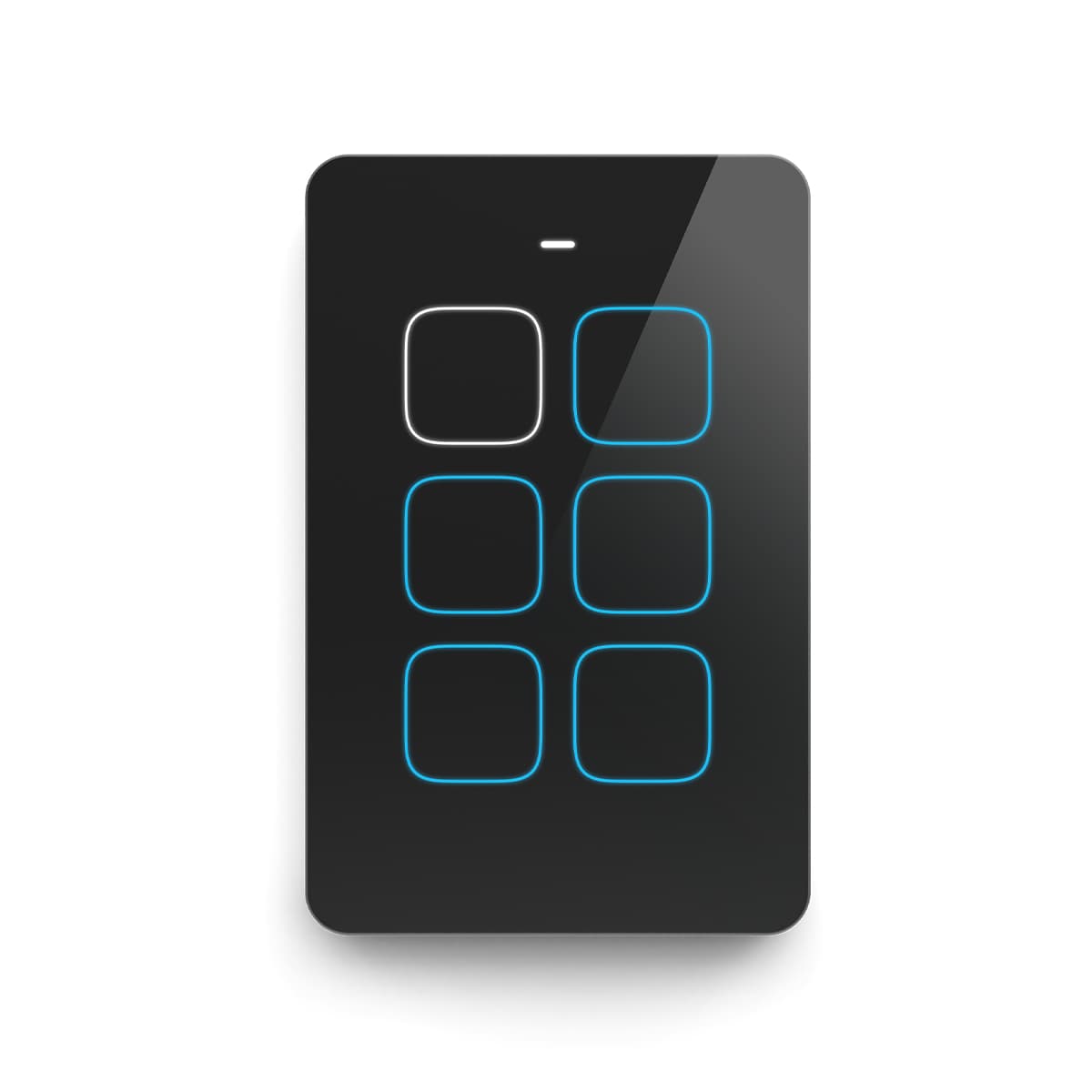 Senoa 6 Gang - 4 Switch + 2 Behaviour Links in Black-img-1