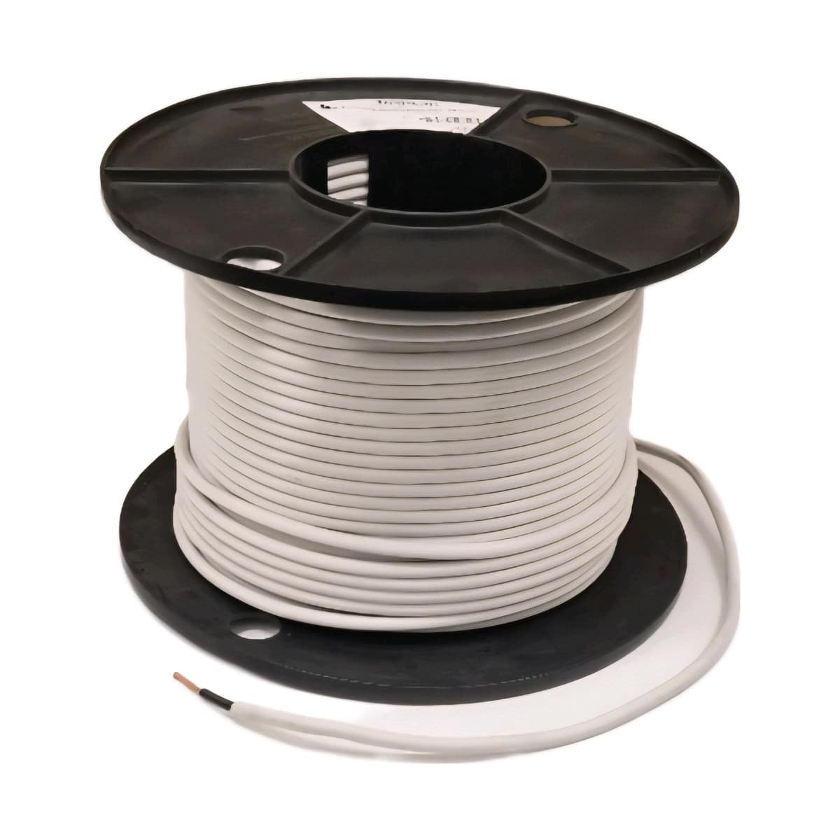 Cable 4mm Single Black/White Double Insulated 100m Drum