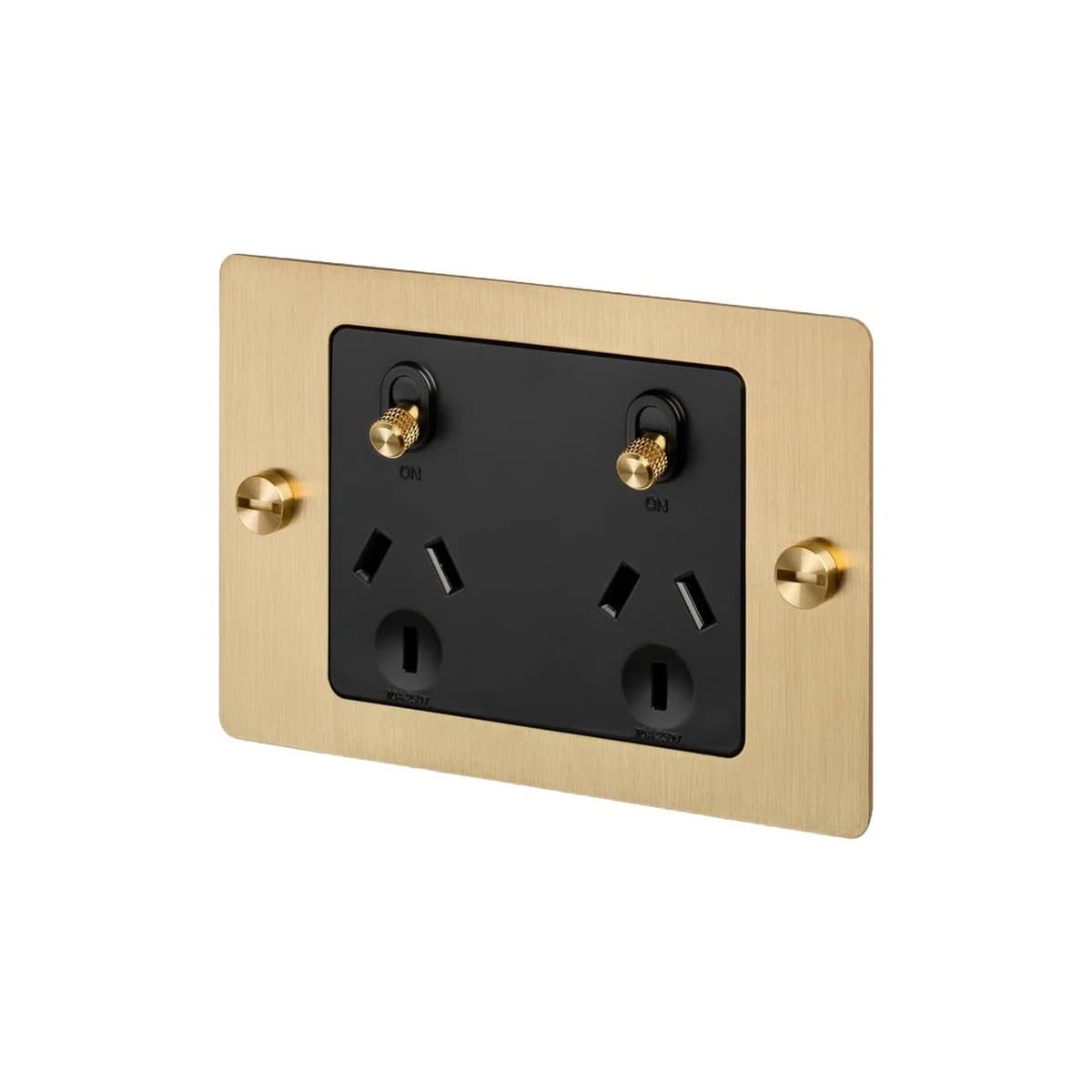 Buster + Punch Metal Double GPO in Brass-img-1