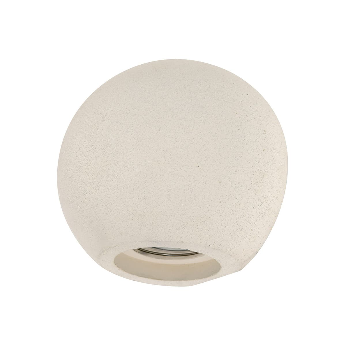 Ravine 1 Light Round Wall Sconce in Stone Concrete-img-1