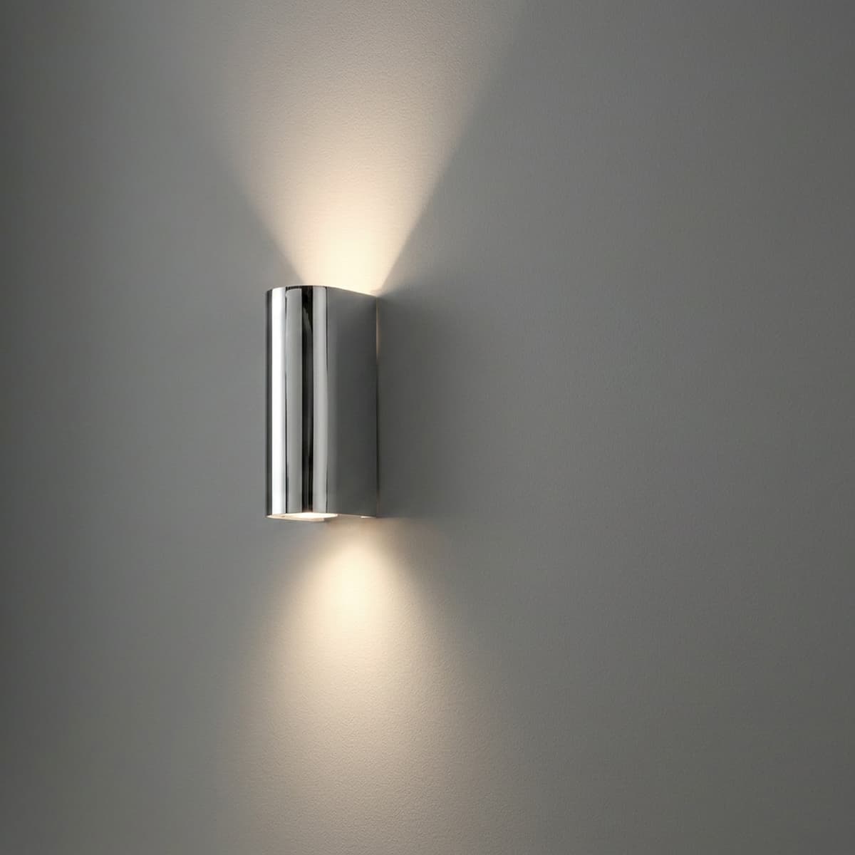 Slide 2 Light Adjustable Up/Down Wall Sconce in Chrome