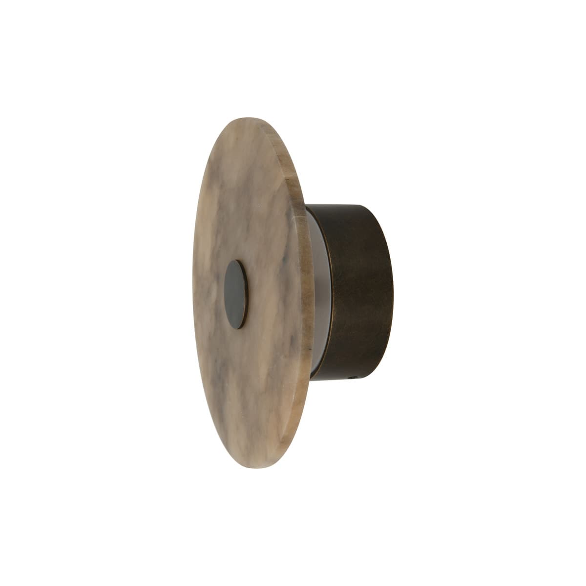 Made by Mayfair Osten LED Wall Bracket in Bronze with Hazel Alabaster-img-1