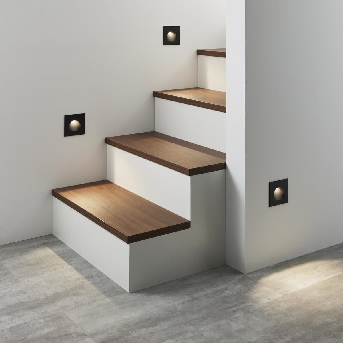Gala LED Day Night Sleep Arch Step Light in Black