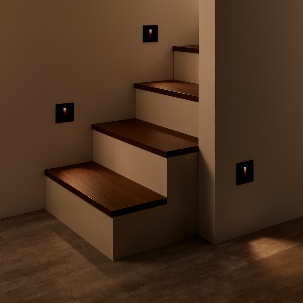 Gala LED Day Night Sleep Linear Step Light in Black-img-4