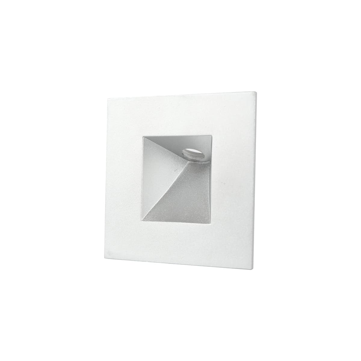 Elfa II LED Square Inset Steplight in Silver-img-1
