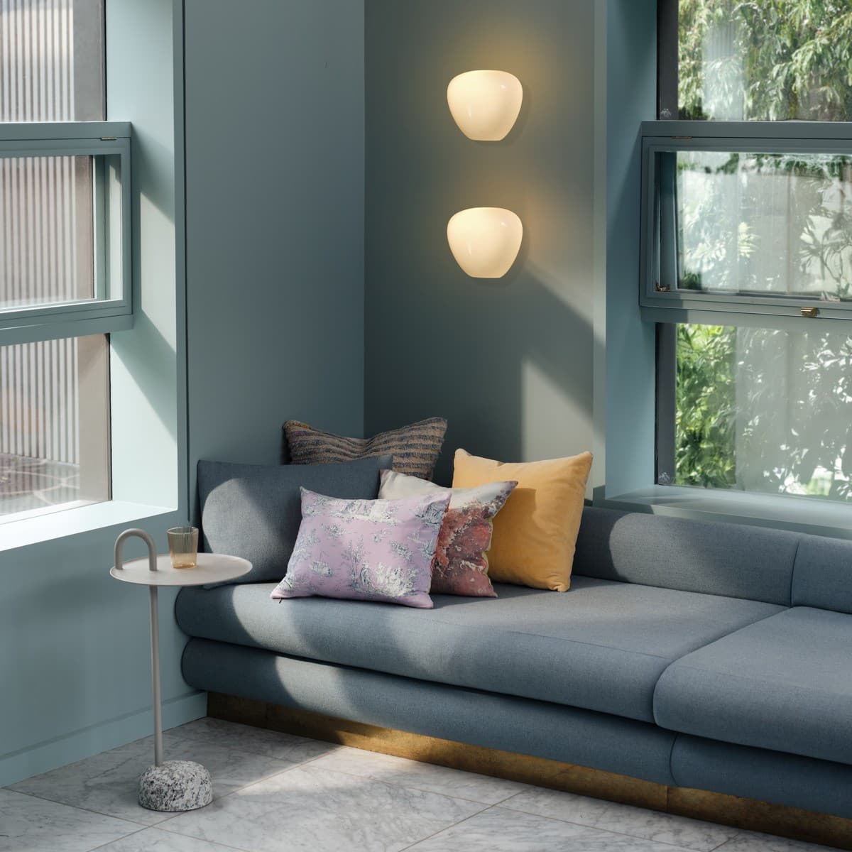 Reve 1 Light Wall Sconce in Milk Glass-img-2