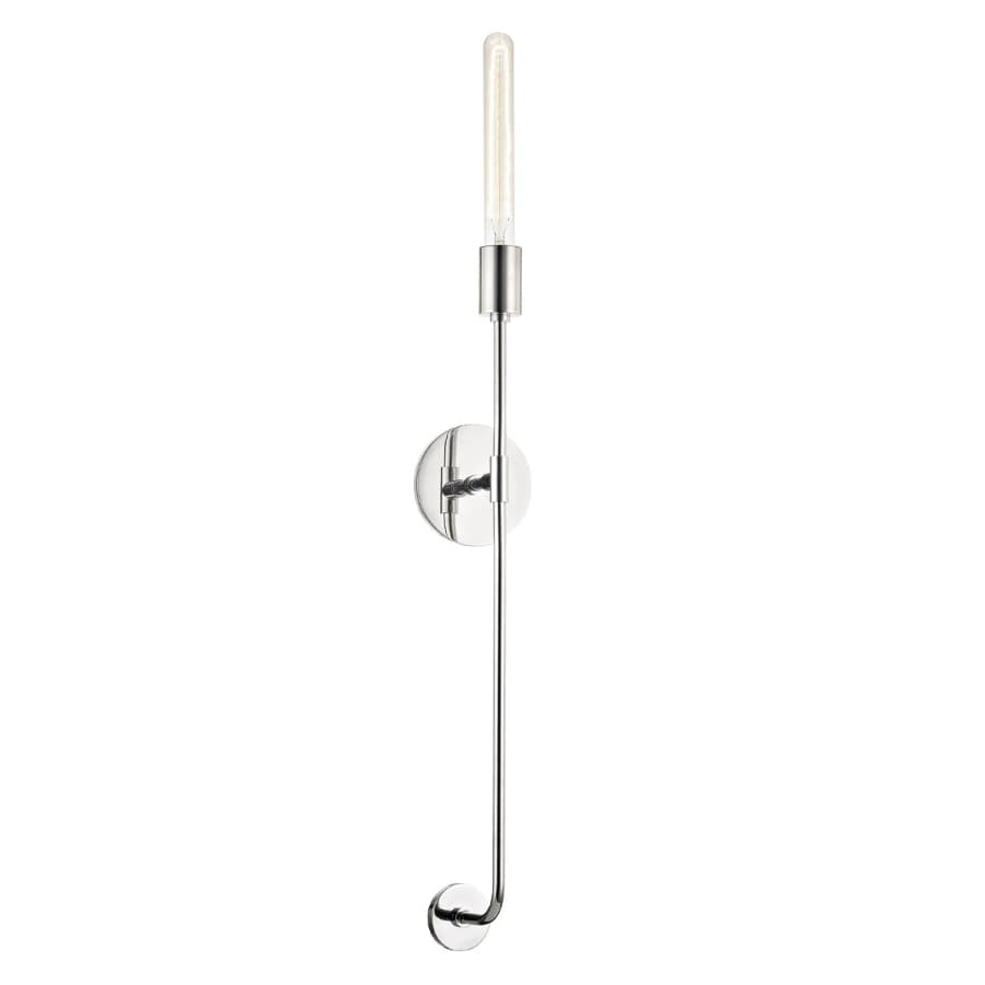 Sienna 1 Light Wall Light in Polished Nickel