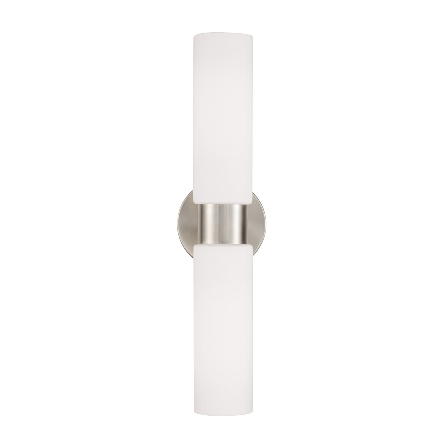 Ping 2 Light Wall Light in Brushed Nickel