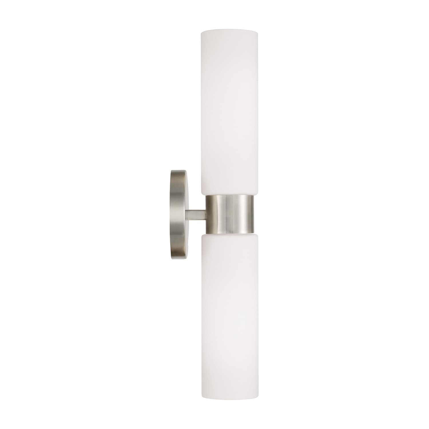 Ping 2 Light Wall Light in Brushed Nickel