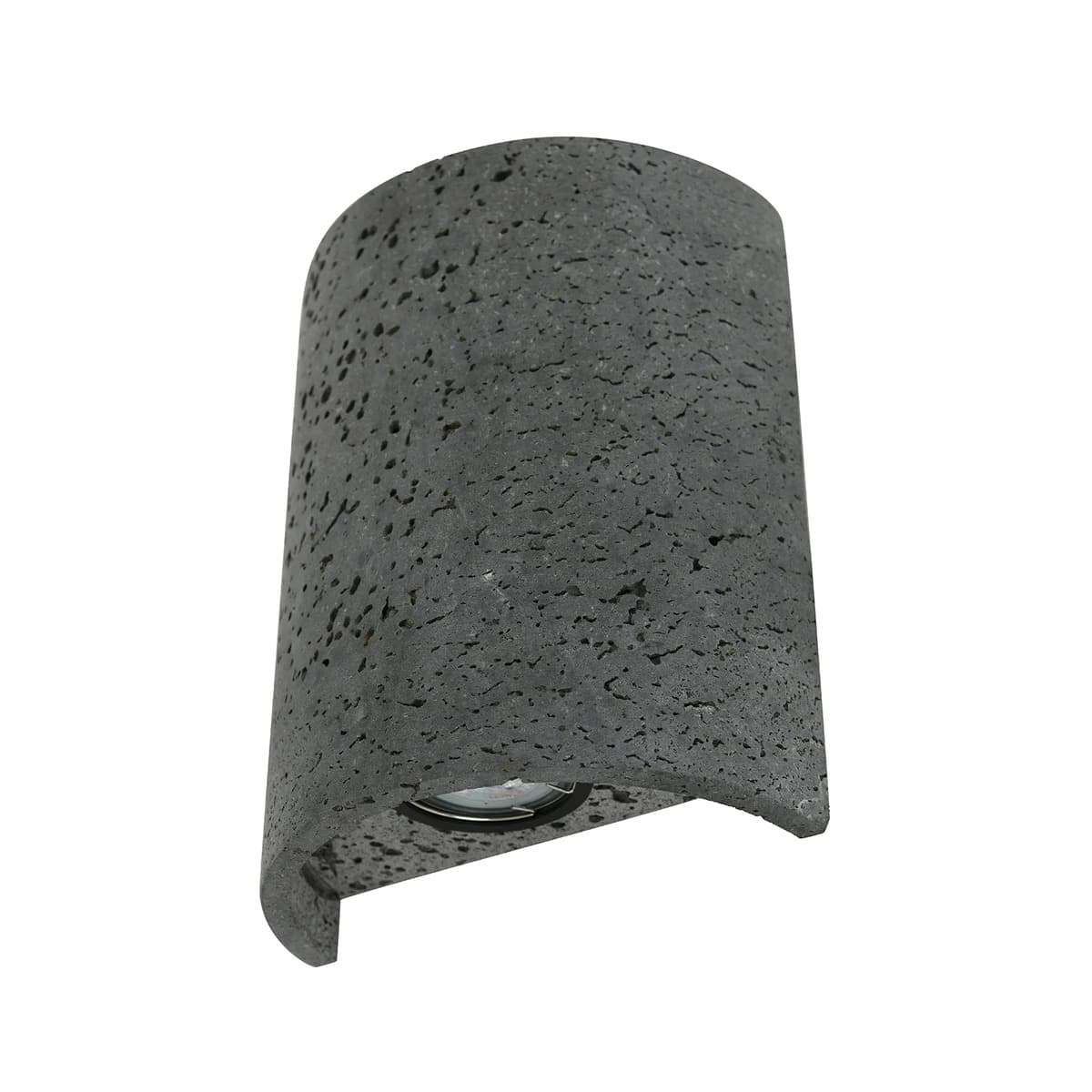 Traviato 2 Light Up/Down Wall Sconce in Lava Stone