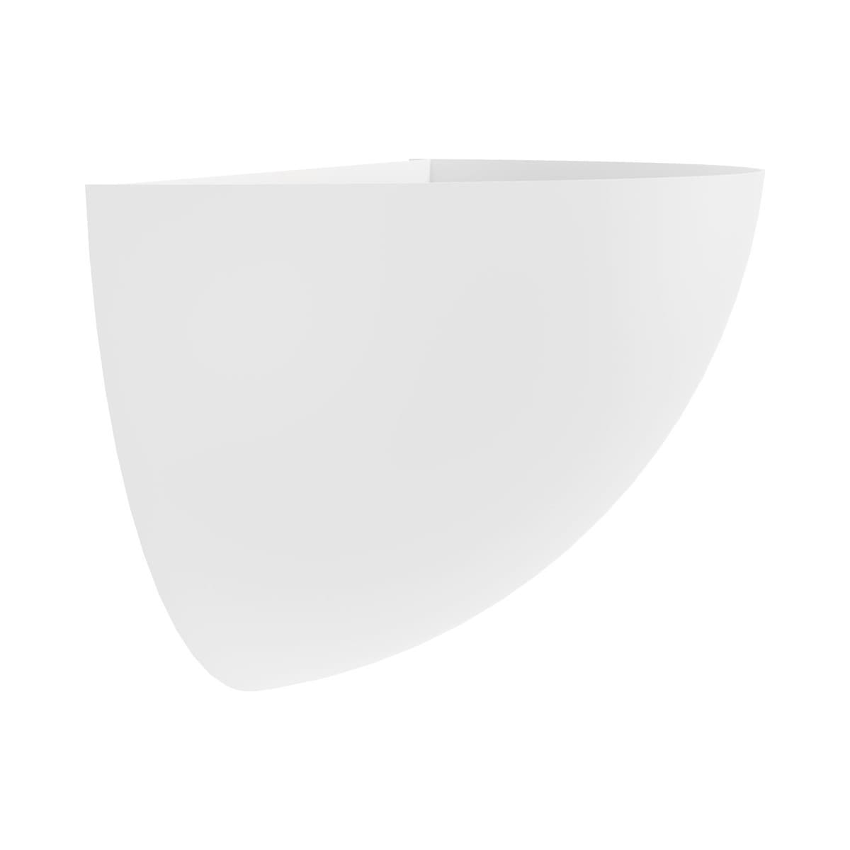 Fino 1 Light Uplighting Wall Sconce in White