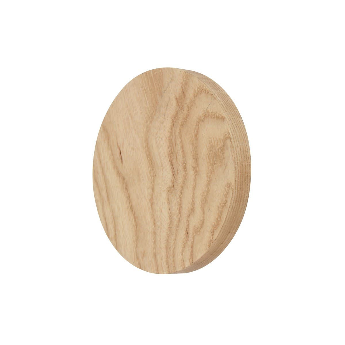 Disk 150mm LED Colour-Shifting Backlit Wall Light in Teak