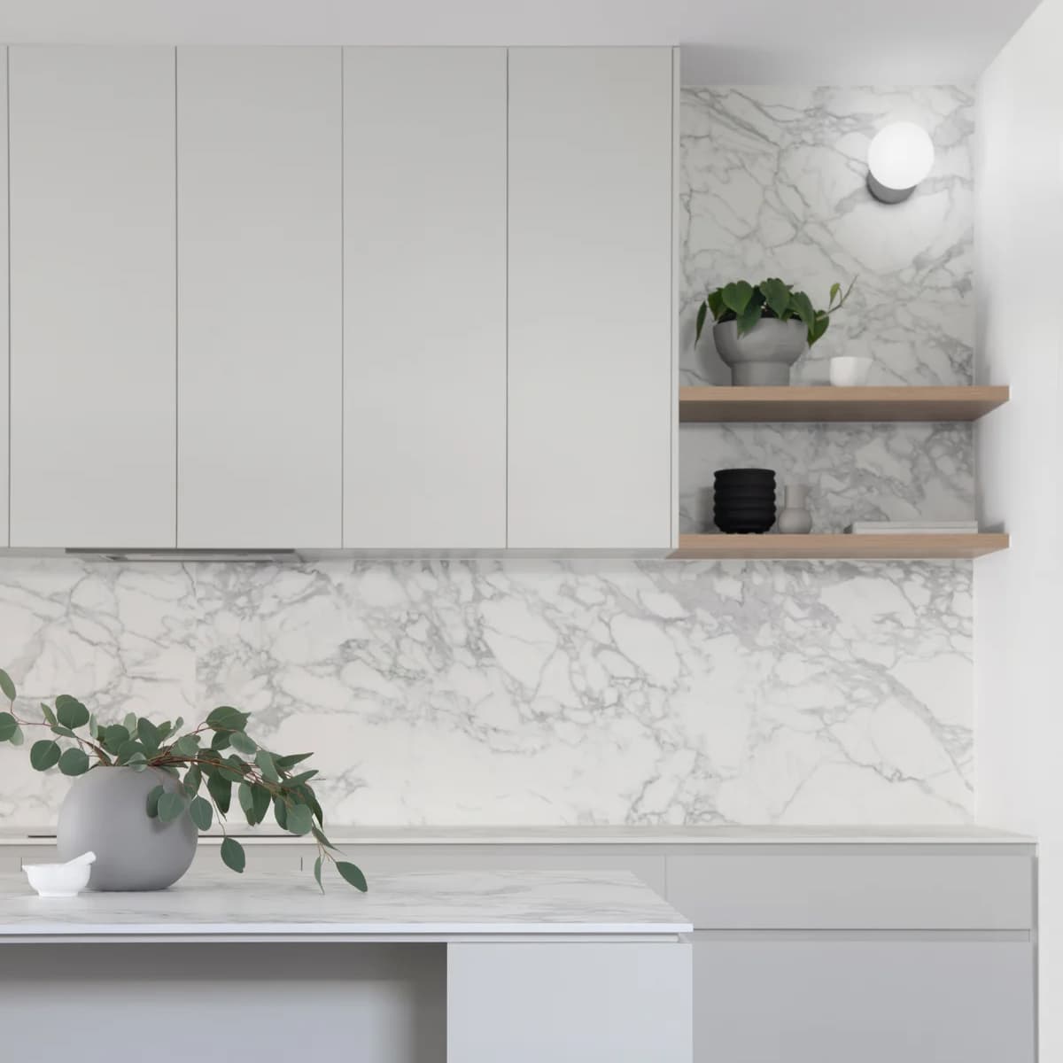 Mino 1 Light Wall Bracket in Black with Frosted Opal Glass