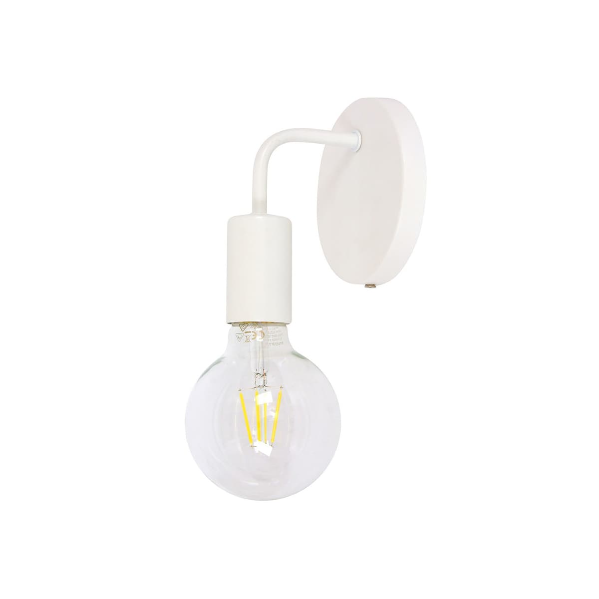 Lanie 1 Light Wall Bracket in White
